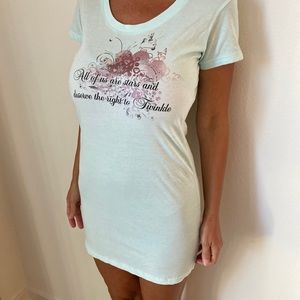 New Size large green mini dress.